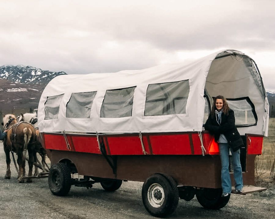 covered wagon tour in alaska