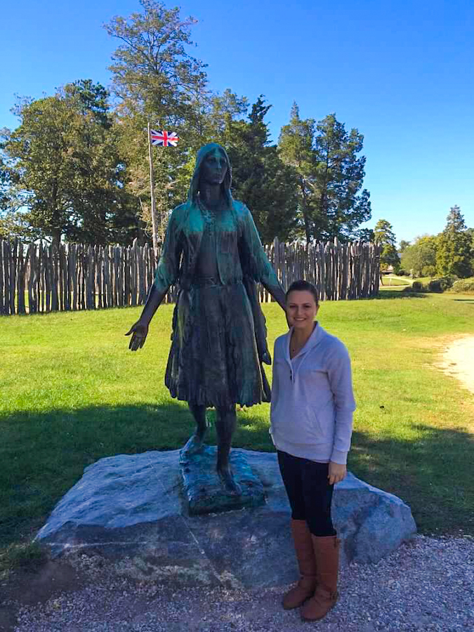 things to do in virginia - visit the pocahontas statue at historic jamestowne, virginia