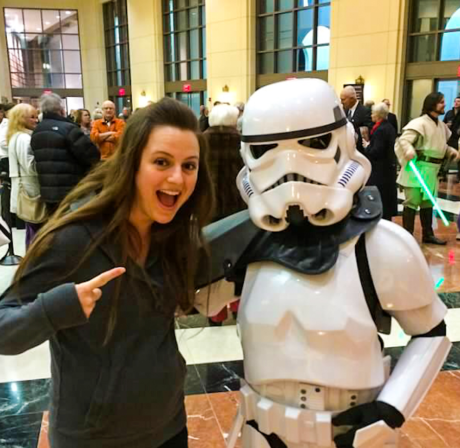 Storm trooper at the Virginia Symphony Orchestra Music of John Williams
