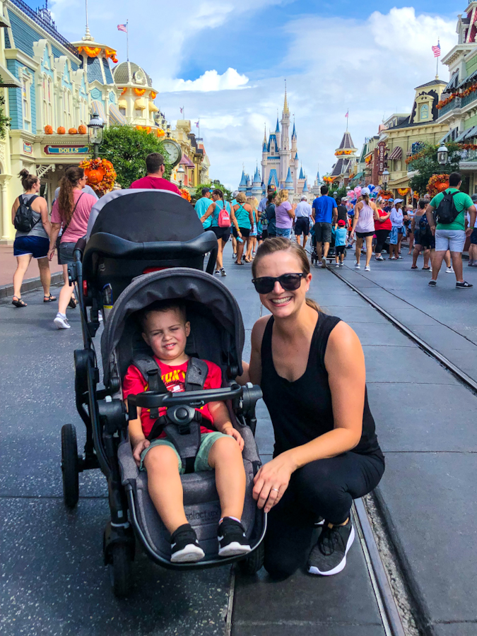Baby Jogger City Select Lux at Magic Kingdom Castle