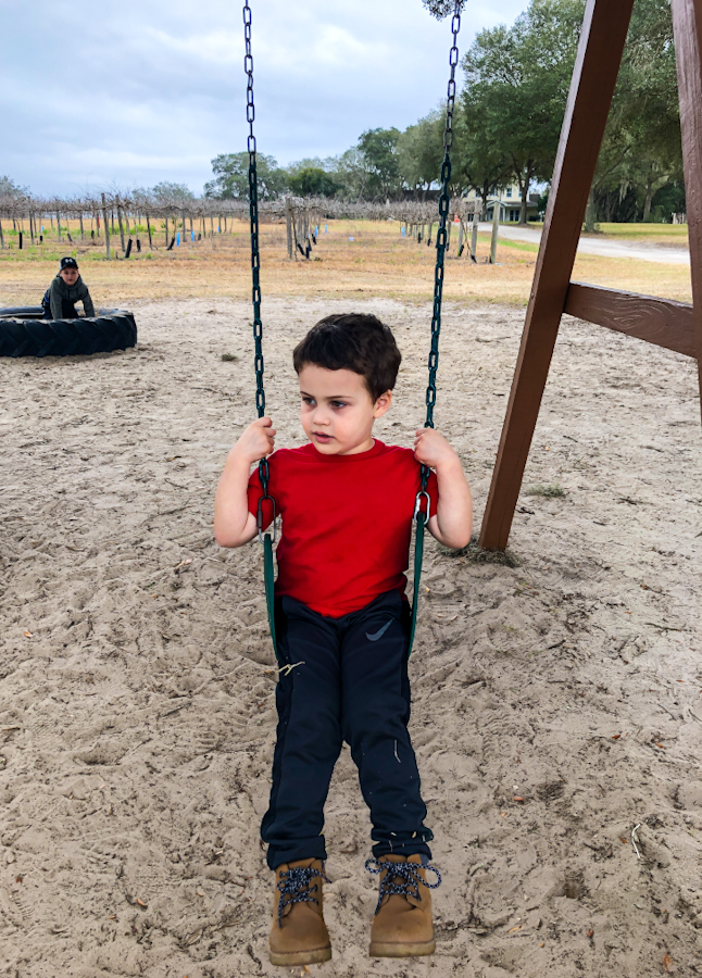 playground at oak haven farm - fun things to do in orlando with kids