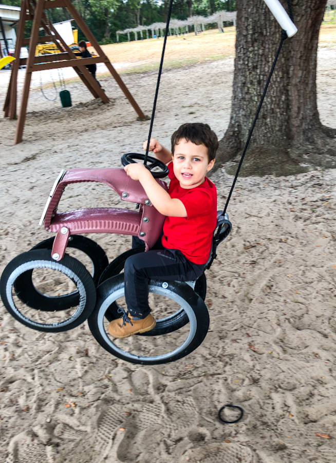 playground at oak haven farm - fun things to do in orlando with kids