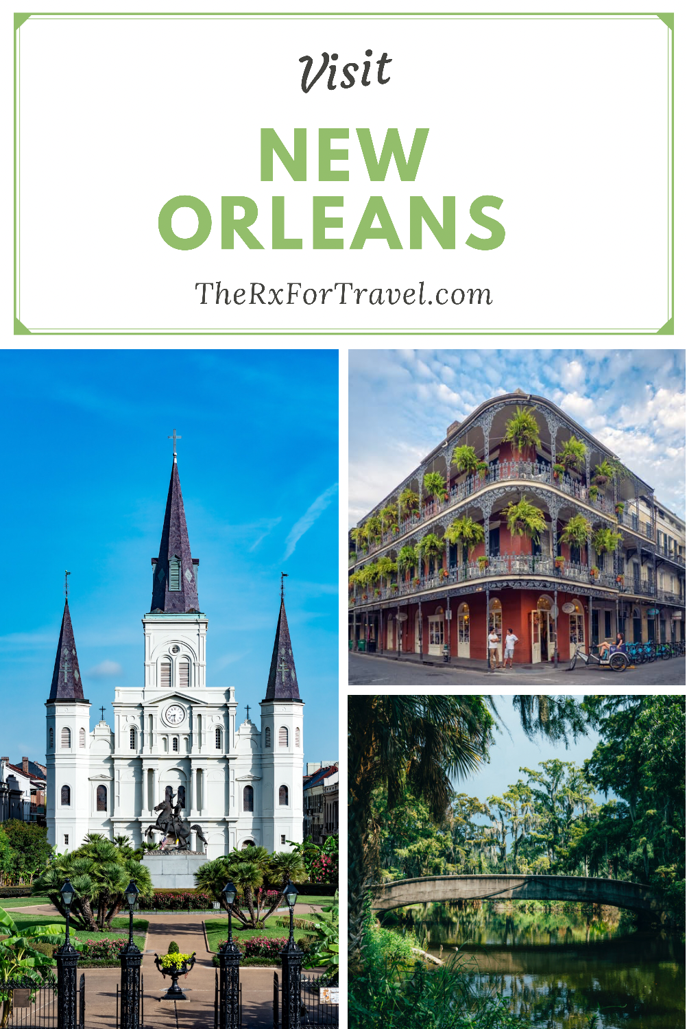 new orleans itinerary pin
