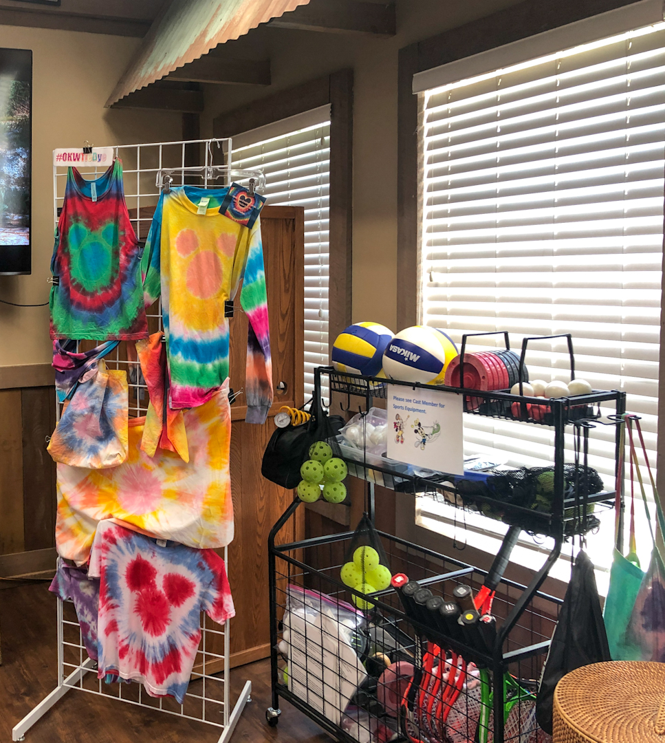 There are so many fun activities at Disneys Old Key West Resort. Be sure to visit Community Hall to rent out any sports equipment or spend some time making souvenirs to take home.
