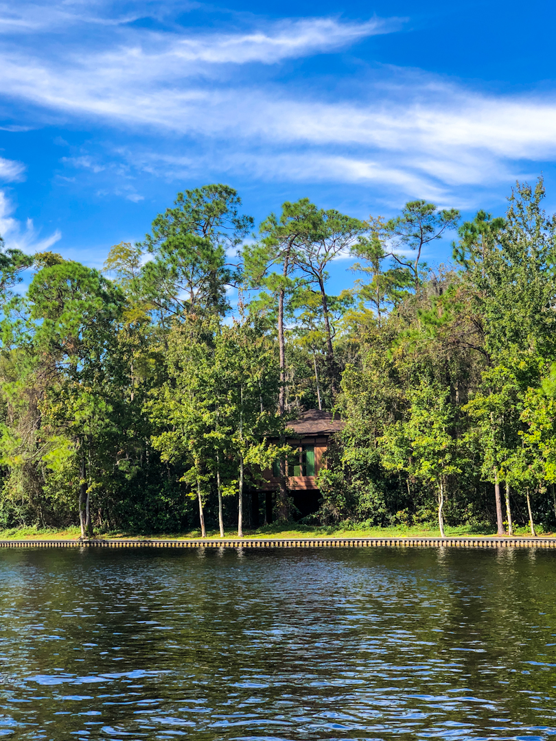 We love riding Disney transportation. The water taxi from Old Key West Resort to Disney Springs is a fun experience. See the beautiful canals that take you past the Lake Burns Vista golf course, the treetop villas of Saratoga Springs, and more.