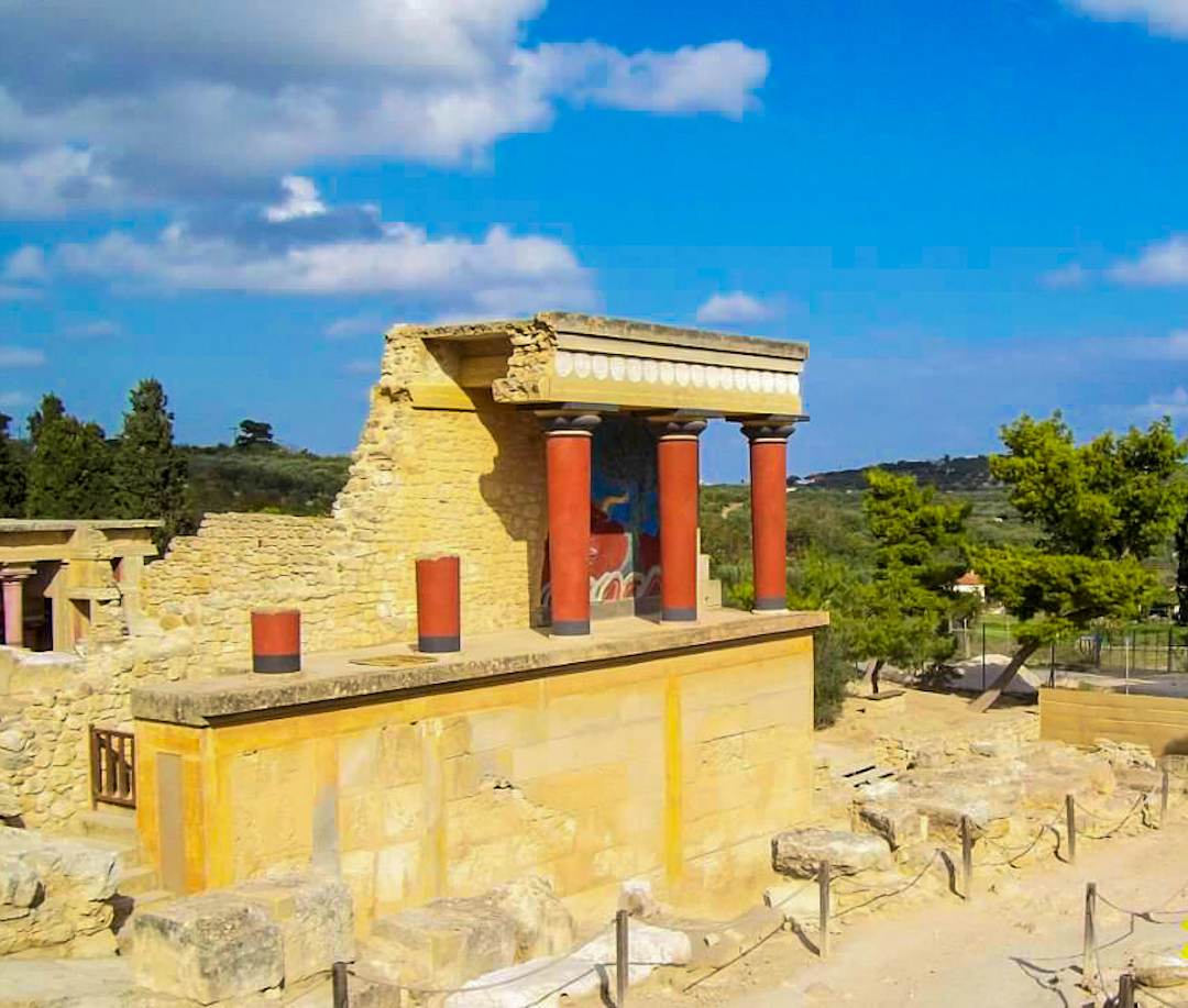 One of the best things to do in Heraklion is visit Knossos Palace. 