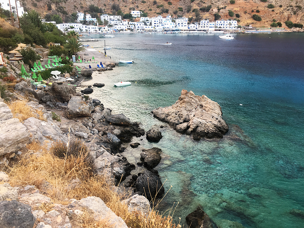 Loutro a must see stop on your Crete holiday don't miss a day of relaxing on this beautiful shore.