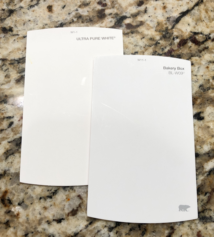 best behr white paint is bakery box and the best white paint for trim is behr ultra pure white. check out how the room came with these colors up.