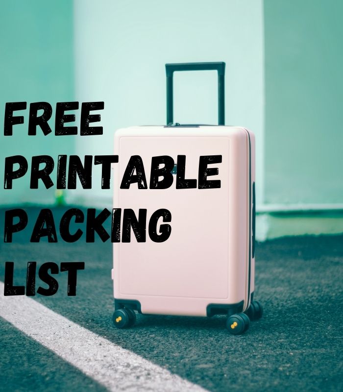 You are currently viewing Free Printable Packing List for Vacation