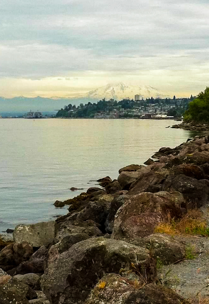 Walk the Promenade to Owen Beach along the waterways of Puget Sound, with a beautiful view of Mount Rainier. One of the many things to do in Point Defiance Park Tacoma, Washington