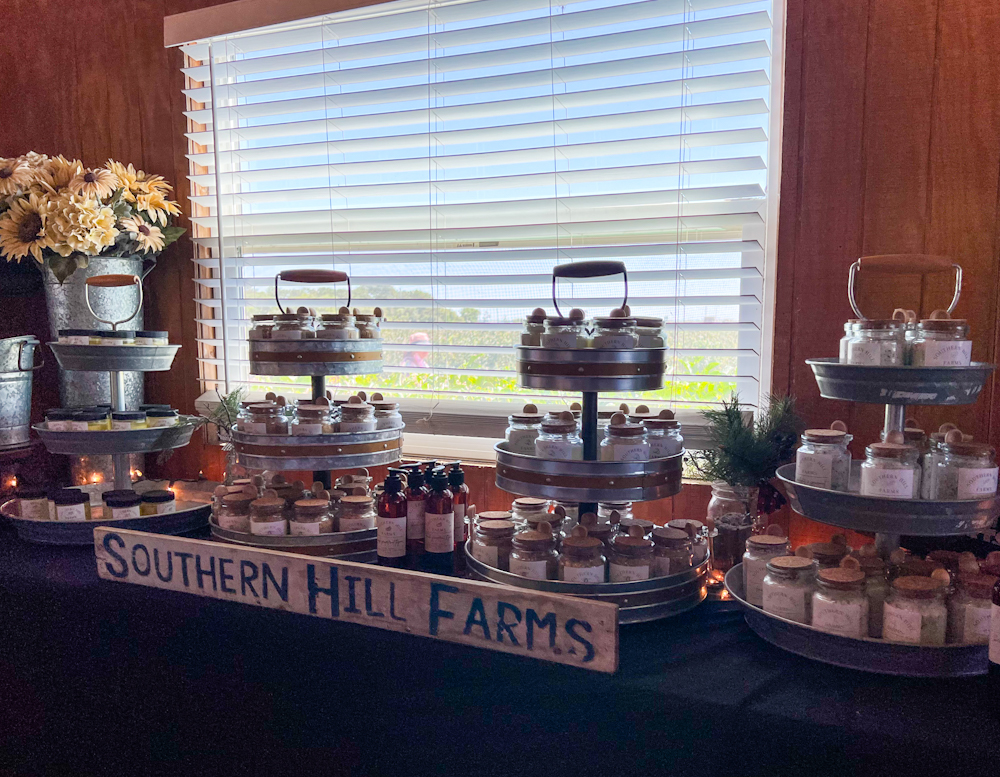 Don't forget to make a stop at the Southern Hill Farms General Store after your full day of vegetable picking and picking blueberry. Here there are so many local and farm to table items for purchase.