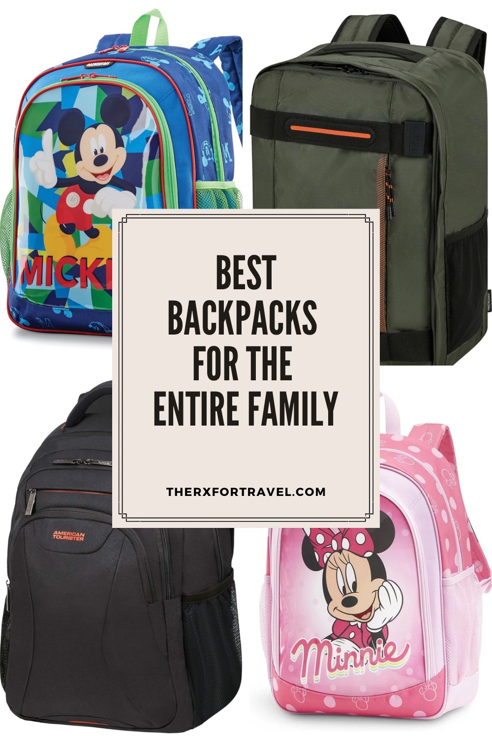 Best American Tourister Backpacks for Travel and School Pin