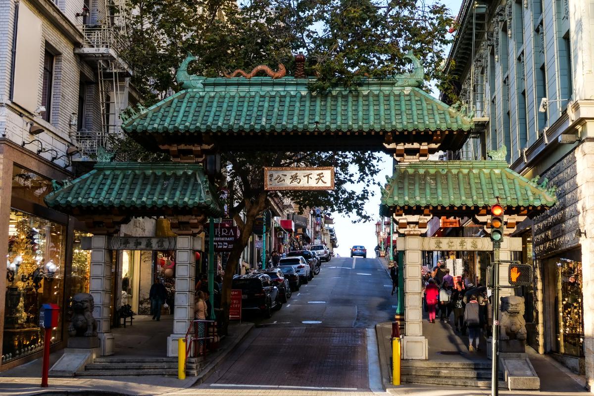 SF Chinatown Dragon Gate
