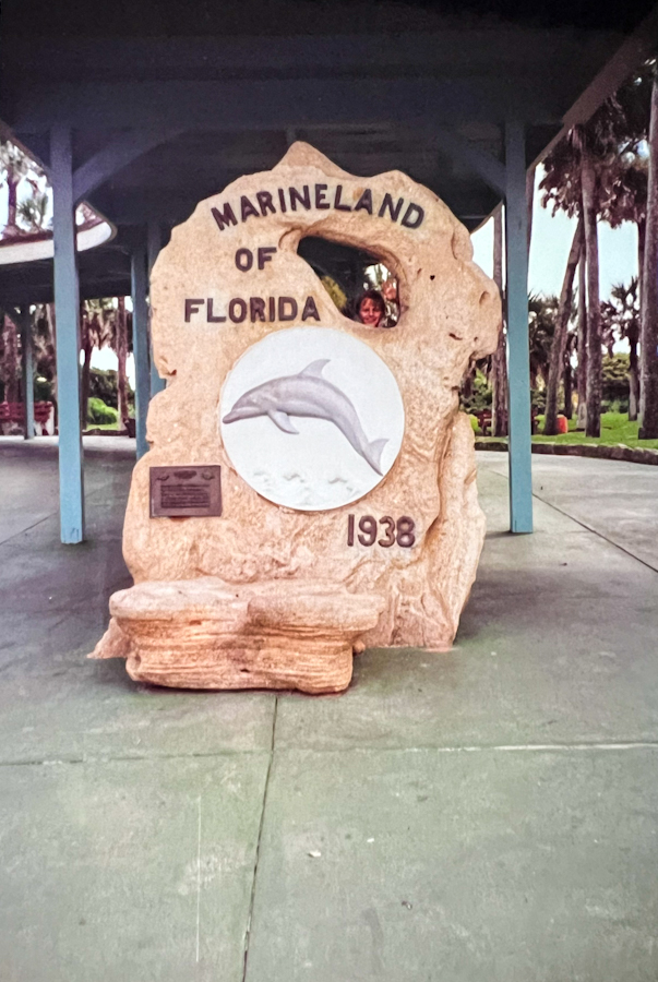 Picture of me at the 50th anniversary of Marineland Florida in 1988