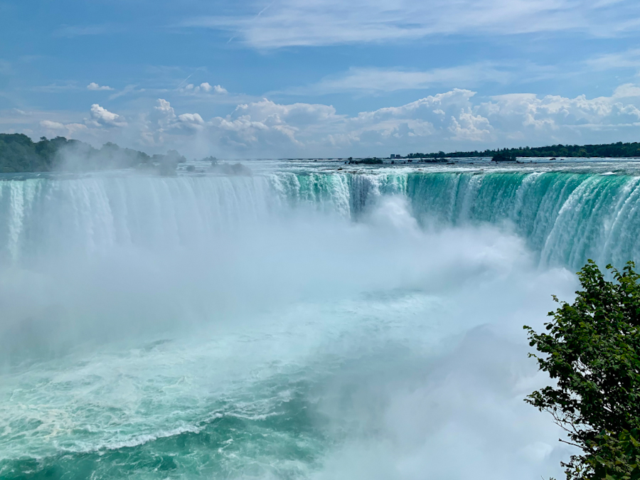 View of Niagara Falls from the Canada side