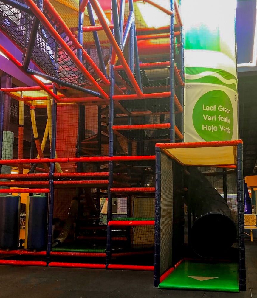 indoor kids playground at the Crayola Experience Orlando